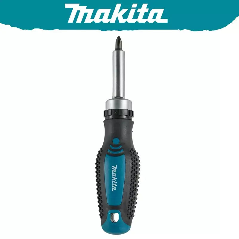 Makita D-58833 catraca chave de fenda magnética bit substituível positivo negativo antiderrapante multifuncional fácil transportar ferramentas manuais