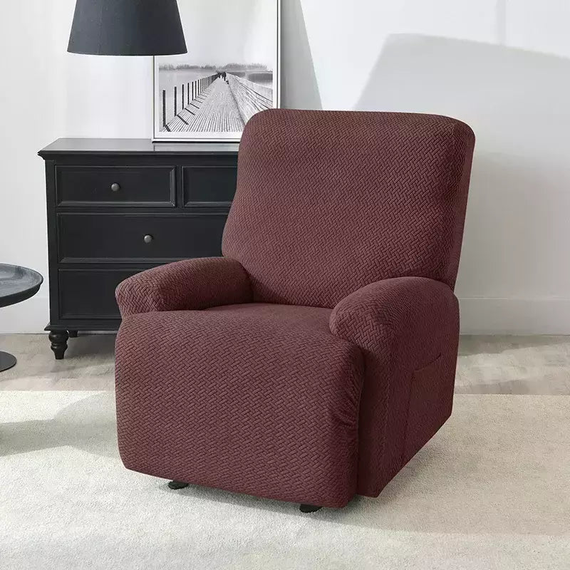 Jacquard Stretch Reclinável Sofá Covers, Poltrona elástica Split, Capa de cadeira antiderrapante, Cadeiras Lazy Boy, Slipcovers para sala de estar