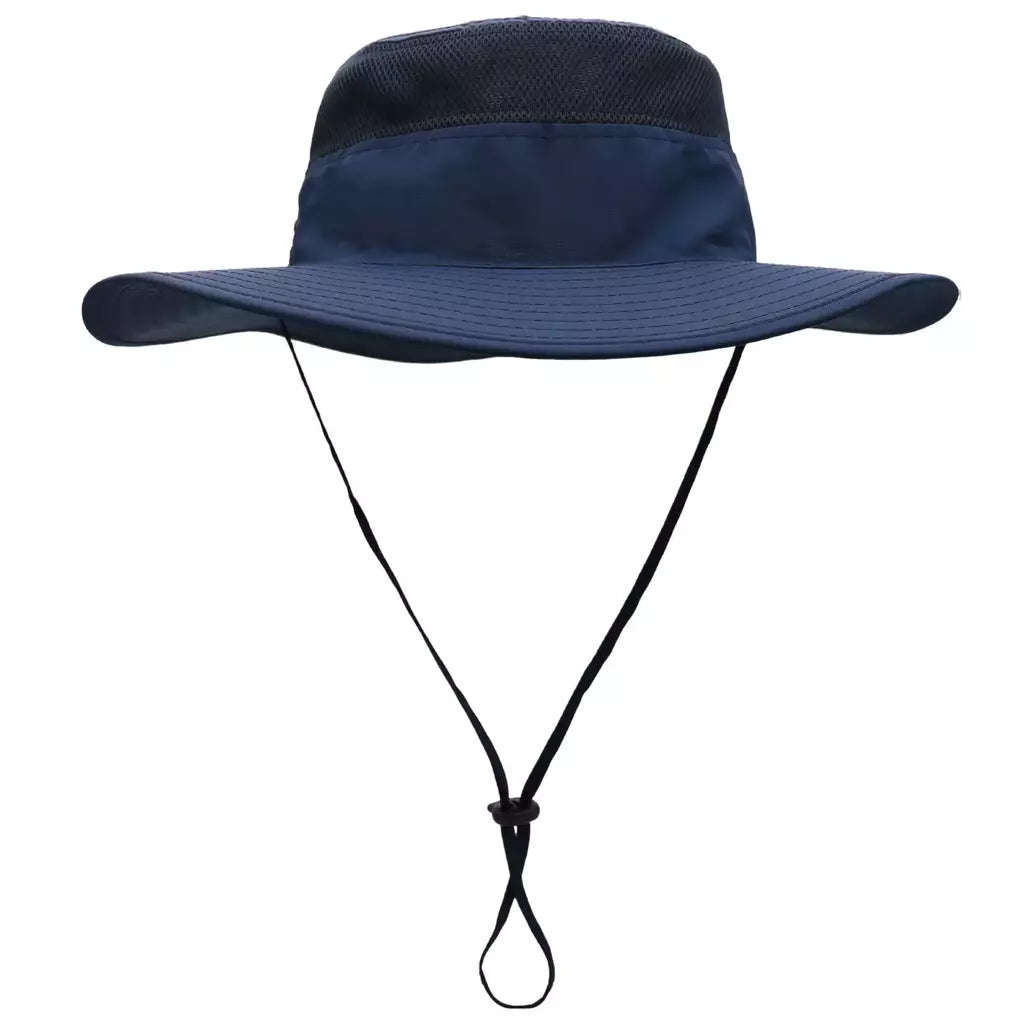 Chapéu de balde para homens e mulheres, protetor solar de pescador, Chapéu Panamá Sol, Rede Respirável de Pesca, Chapéu Grande de Secagem Rápida, Chapéu Caminhada