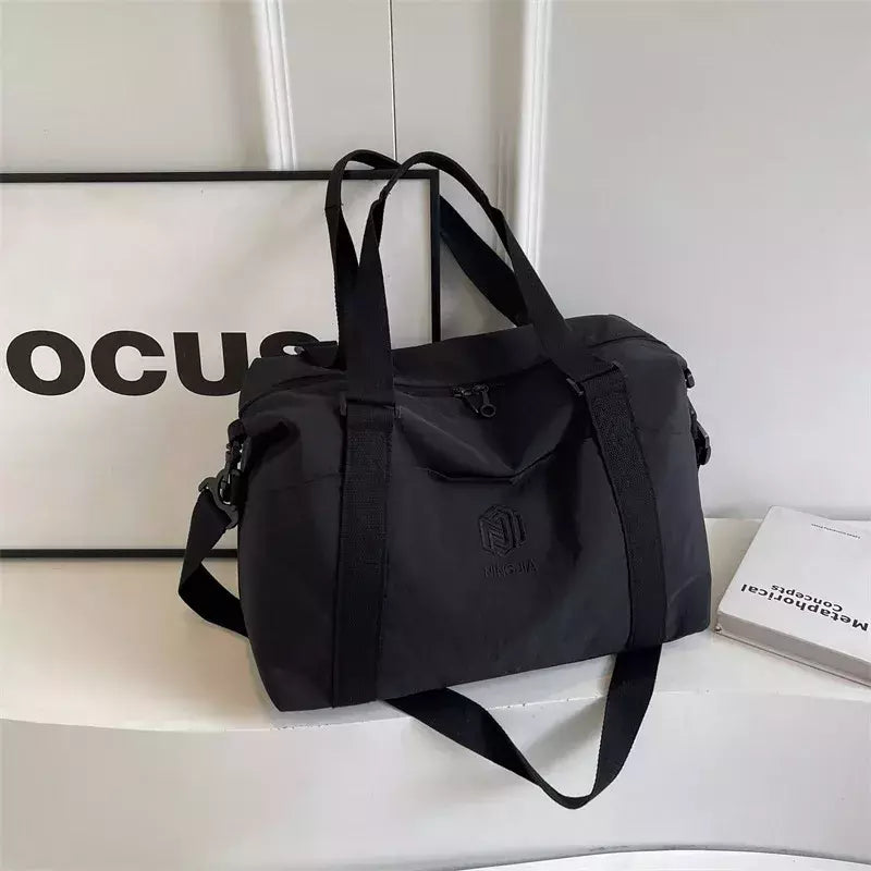 Saco de ginástica casual de grande capacidade para mulheres, bolsa de ioga Crossbody Trendy Sports Handbag Bagagem de viagem de negócios