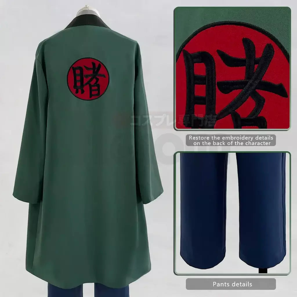 HOLOUN Anime Tsunade Cosplay Bordado Haori Top Calças Cinto Halloween Presente de Natal Cos Convention