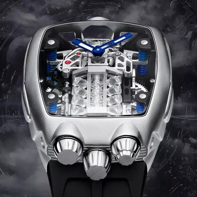 Pindu design relógios masculinos marca superior de luxo militar esporte masculino nh05 relógio automático à prova dwaterproof água relógios mecânicos montre homm