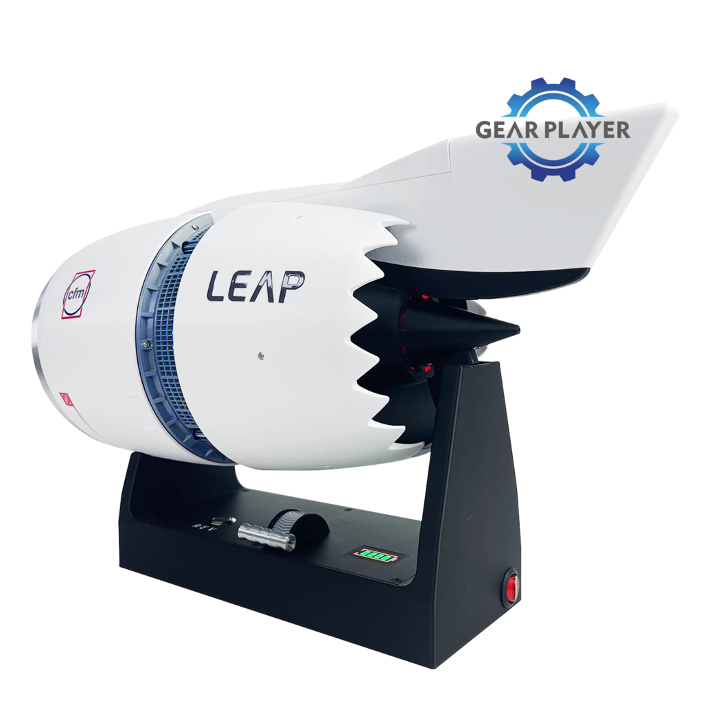 Boeing 747 Turbofan Modelo de motor Ventilador elétrico Cool Boutique Coleção Kit de motor de aeronave para exibição e uso educacional