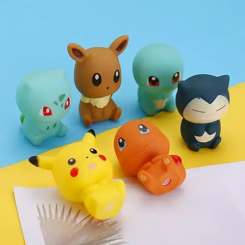 Pokemon pikachu figuras banheiro banho chuveiro do bebê crianças jogar brinquedos de banho de água para crianças aspersão chuveiro natação brinquedos de água
