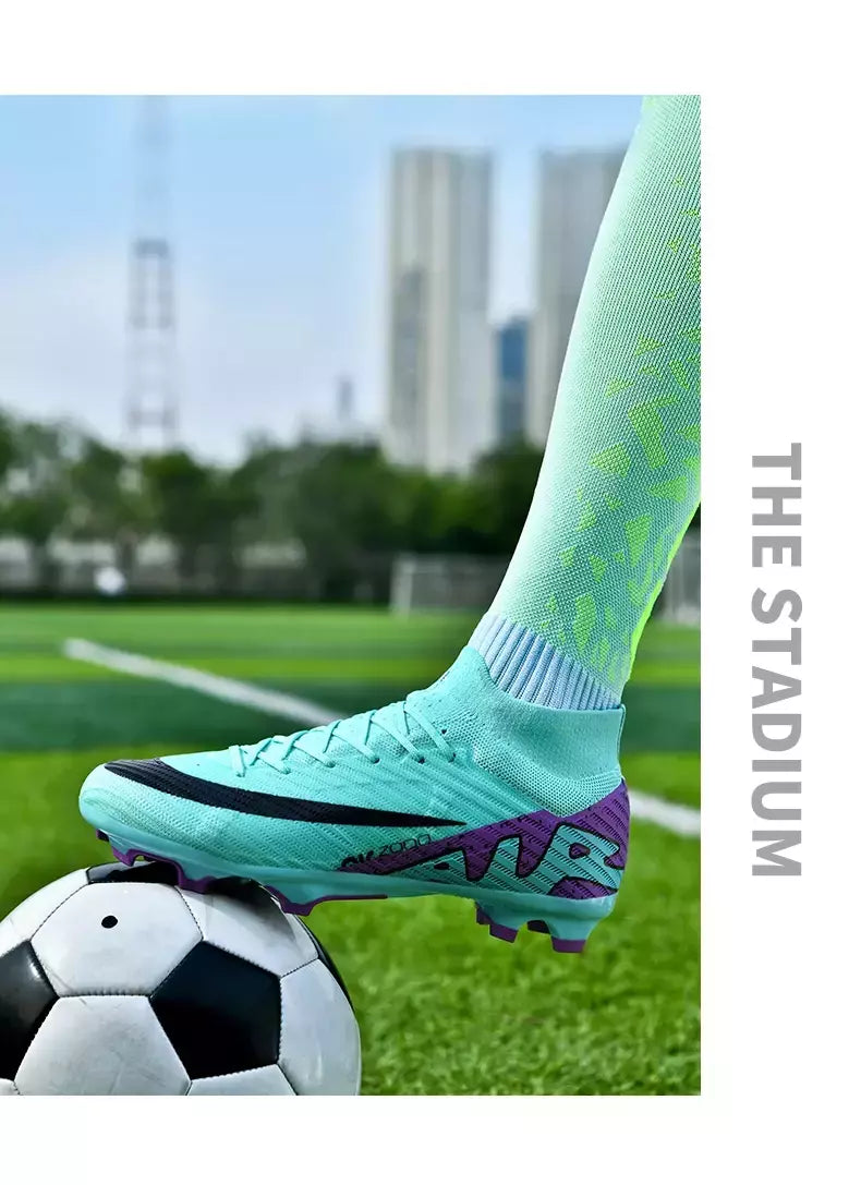 Sapatos de futebol antiderrapantes profissionais para homens, botas de treinamento Grass Society, grampos de qualidade superior, botas originais, novos