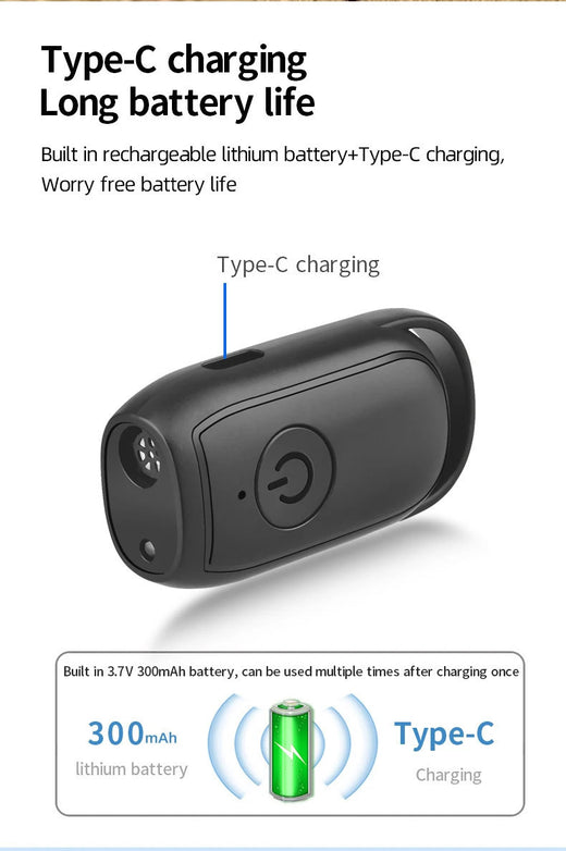 Mini repelente eletrônico para cães, repelente ultrassônico para cães com led eficaz para cães, dispositivo de treinamento anti-latidos