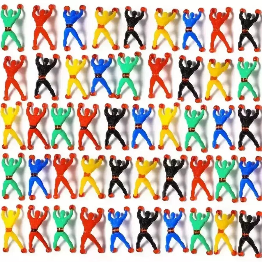 10/100 pçs novidade pegajoso parede escalada alpinista homens crianças menino festa de aniversário favores suprimentos pinata enchimentos saco de tratamento presentes