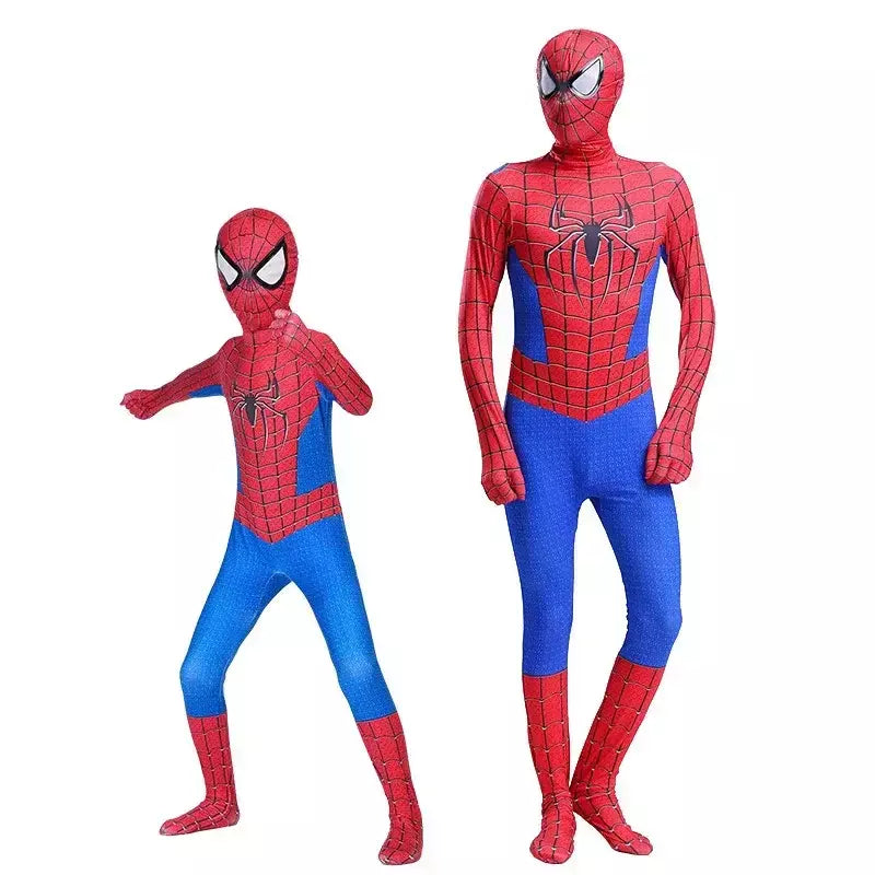 Crianças super-herói spiderman cosplay traje homem de ferro pantera negra zentai macacão bodysuit trajes de festa de halloween para meninos meninas