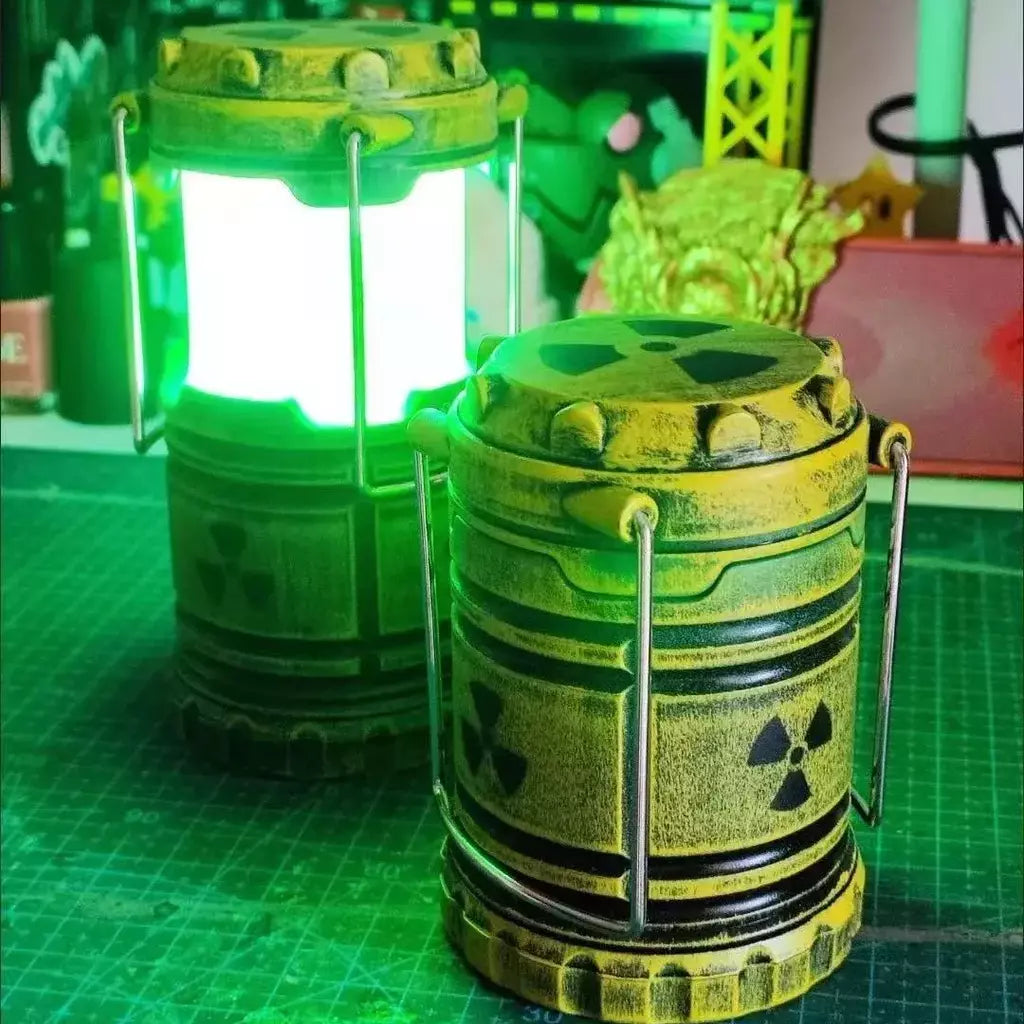 Mini reator nuclear luz noturna para presente de halloween lâmpada novidade para casal peculiar decoração do quarto lanterna brilhante festa prop