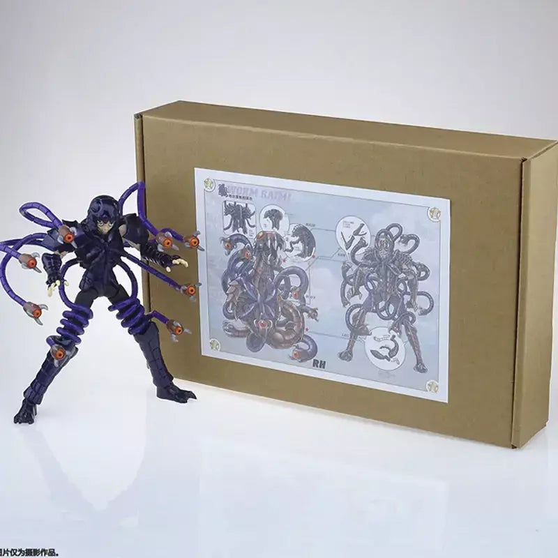 RH Saint Seiya Myth Cloth EXM EX Metal Worm Raimi Hades Specters Lost Canvas/LC Cavaleiros do Zodíaco Figura de ação em estoque