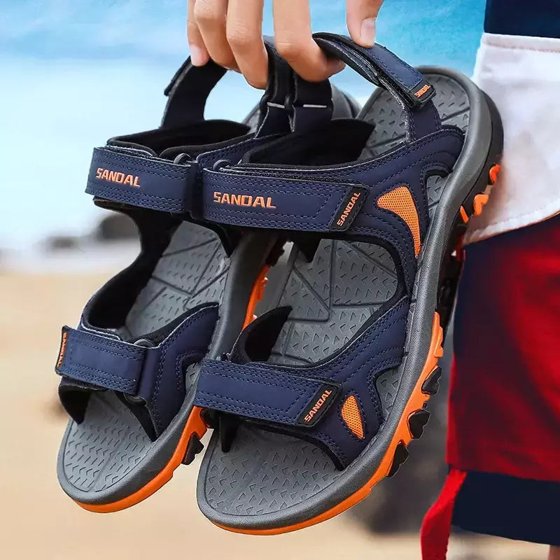 Sandálias de verão para homens, sapatos de praia casuais, sapatos leves ao ar livre, tamanho 39-46, nova marca