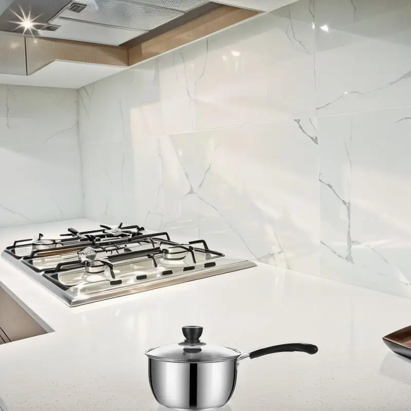 Design de tampa com panela pequena panelas de cozinha panela de sopa universal de aço inoxidável para fogão de indução e fogão a gás