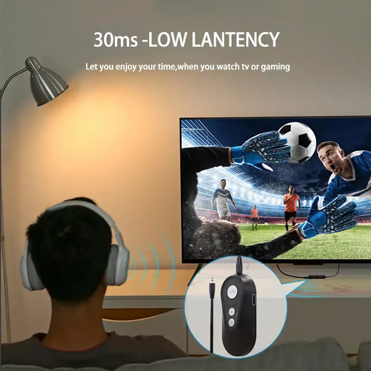 LE Audio-Receptor Transmissor Sem Fio, Bluetooth 5.4, Entrada Aux, USB-C Entrada de Áudio para TV, Fone de Ouvido, Alto-falante, Guitarra, LC3,Auracast ,Aux