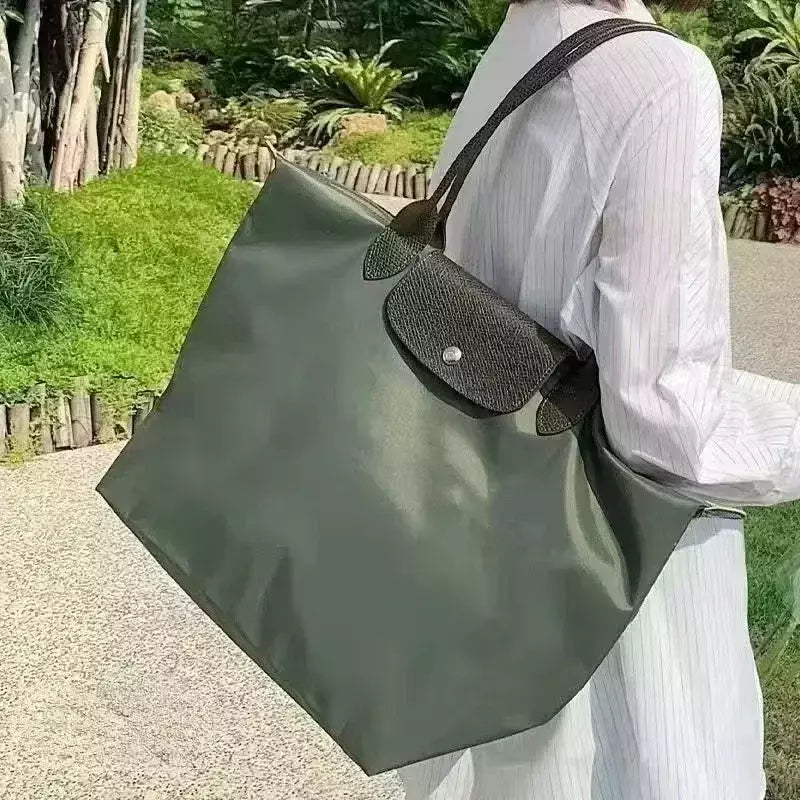 Bolsa De Ombro De Nylon Com Grande Capacidade, Bolsa Clássica, Sacos De Designer Dobráveis, Tote Casual, De Alta Qualidade, Moda