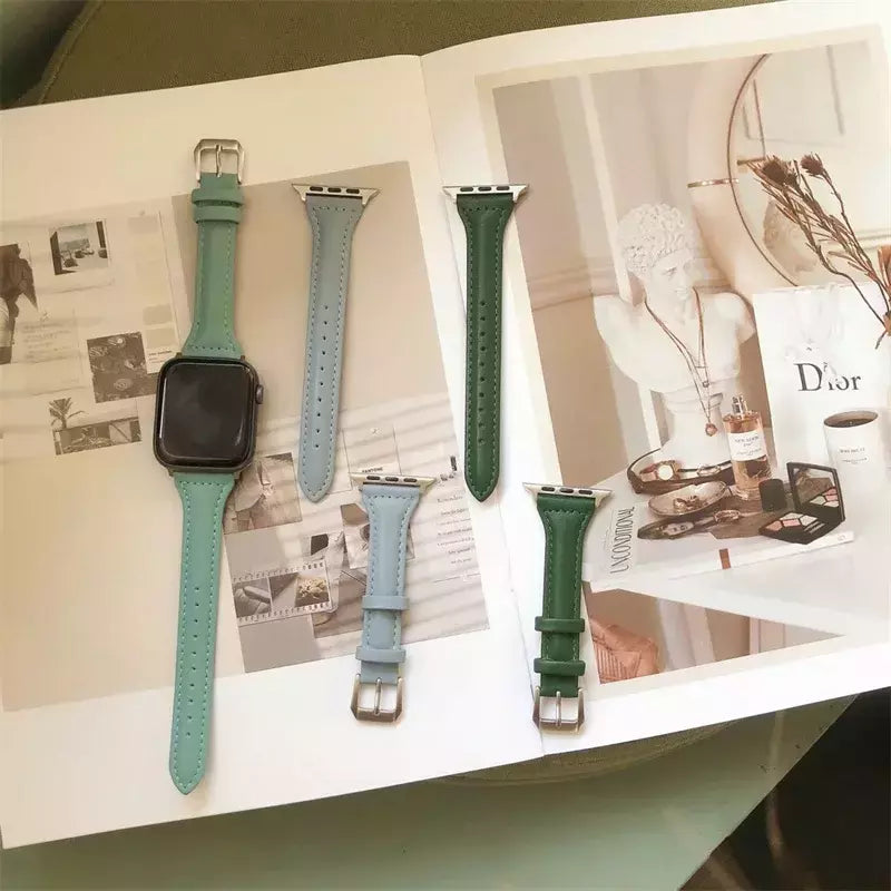 Pulseira de couro para Apple Watch, Banda, Pulseira, Ultra 9, 7, SE, 3, 4, 6, 8, 44mm, 40mm, 41mm, 42mm, 38 milímetros, 49 milímetros, 44 milímetros, 45 milímetros