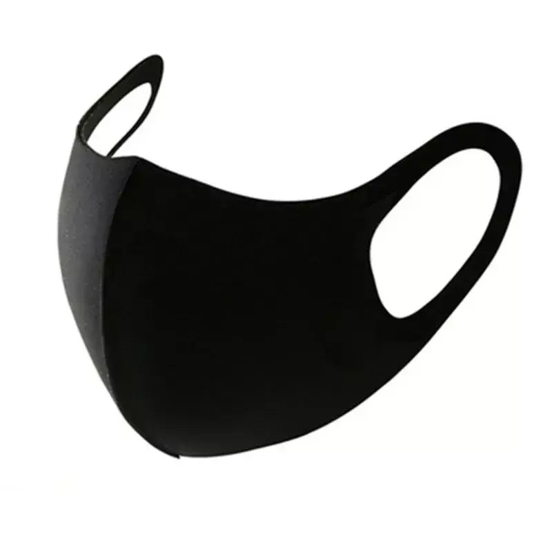Unisex lavável Ice Silk Mask, máscara facial reutilizável, Dustproof, ao ar livre, viagens, proteção, adulto, criança, primavera, verão, 5pcs