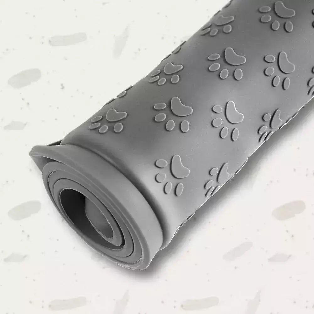 Pet placemat gato comida tigela esteira de alimentação do cão gato cão beber alimentação placemat silicone impermeável antiderrapante pet alimentador esteiras