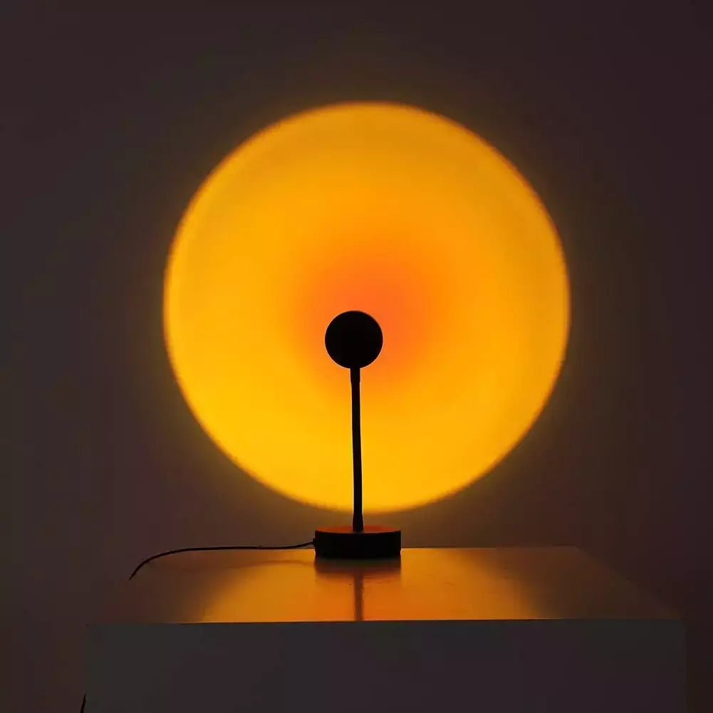 LED USB Sunset Lamp, Nightlights, Projetor, Birthday Party, Mood Lights, Quarto, Sala de estar, Fotografia de parede