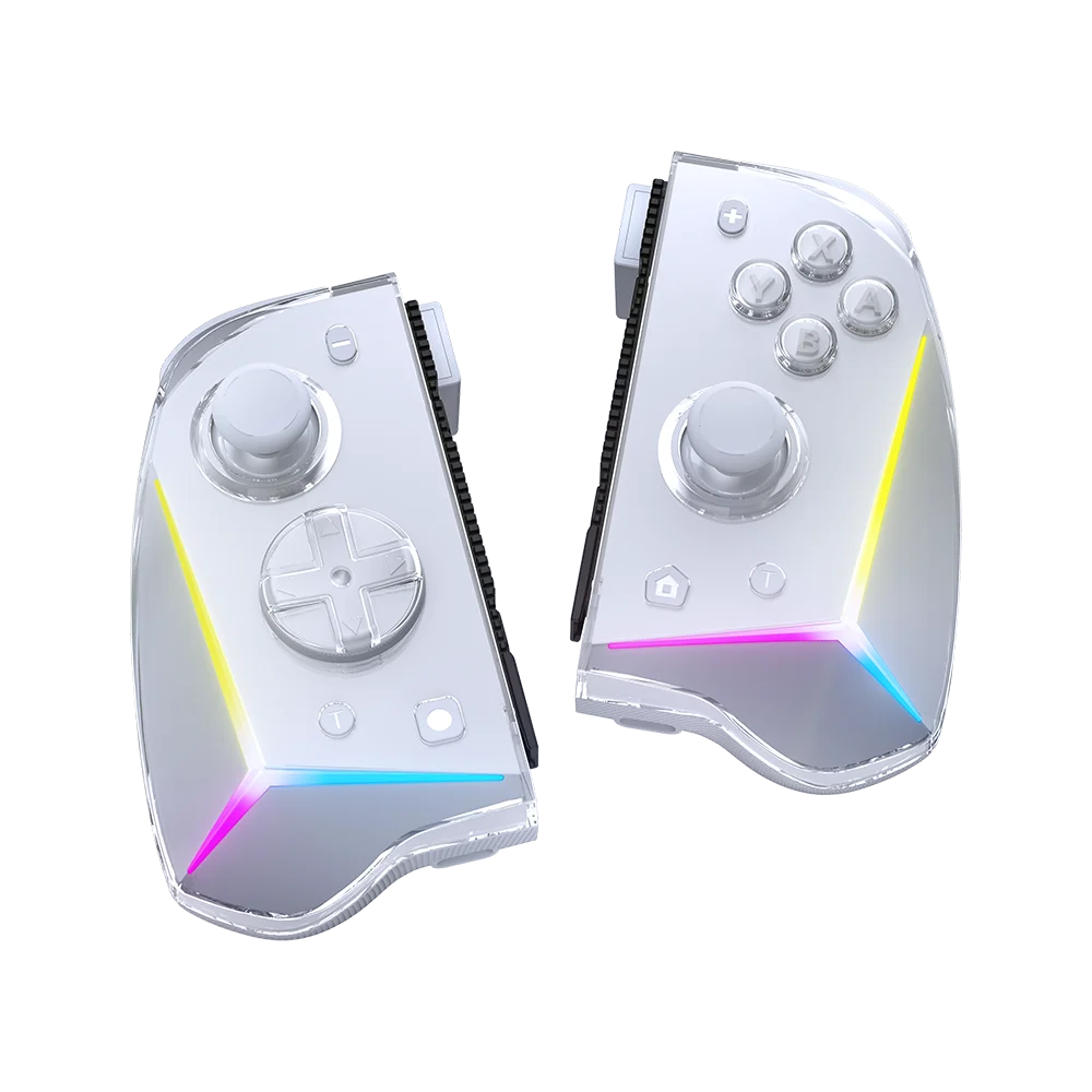 EasySMX S15 L/R Joypad ergonômico sem fio RGB controlador compatível com Nintendo Switch/OLED, giroscópio, Amiibo, efeito Hall