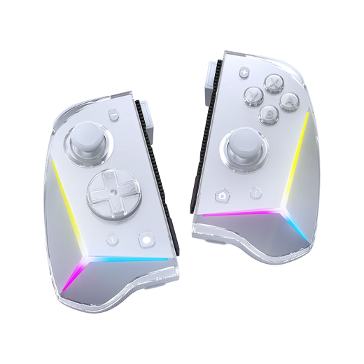 EasySMX S15 L/R Joypad ergonômico sem fio RGB controlador compatível com Nintendo Switch/OLED, giroscópio, Amiibo, efeito Hall