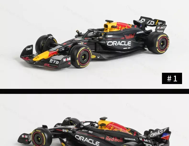 Bburago 1:43 Redbull 2024 RB20 # 1 # 11 F1 Racing Formula Car Simulação Estática Diecast Alloy Model Car