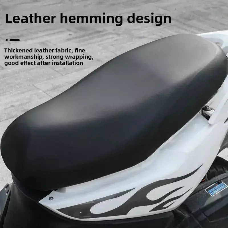 Capa de assento de motocicleta premium, à prova d'água, poeira, à prova de chuva, antiderrapante, respirável, universal, adequado para moto, scooter