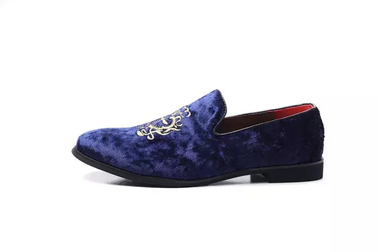 Sapatos de couro de camurça para homens, sapatos de casamento, sapatos baixos Oxford, mocassins bordados, tamanho grande, alta qualidade, designer, luxo, festa