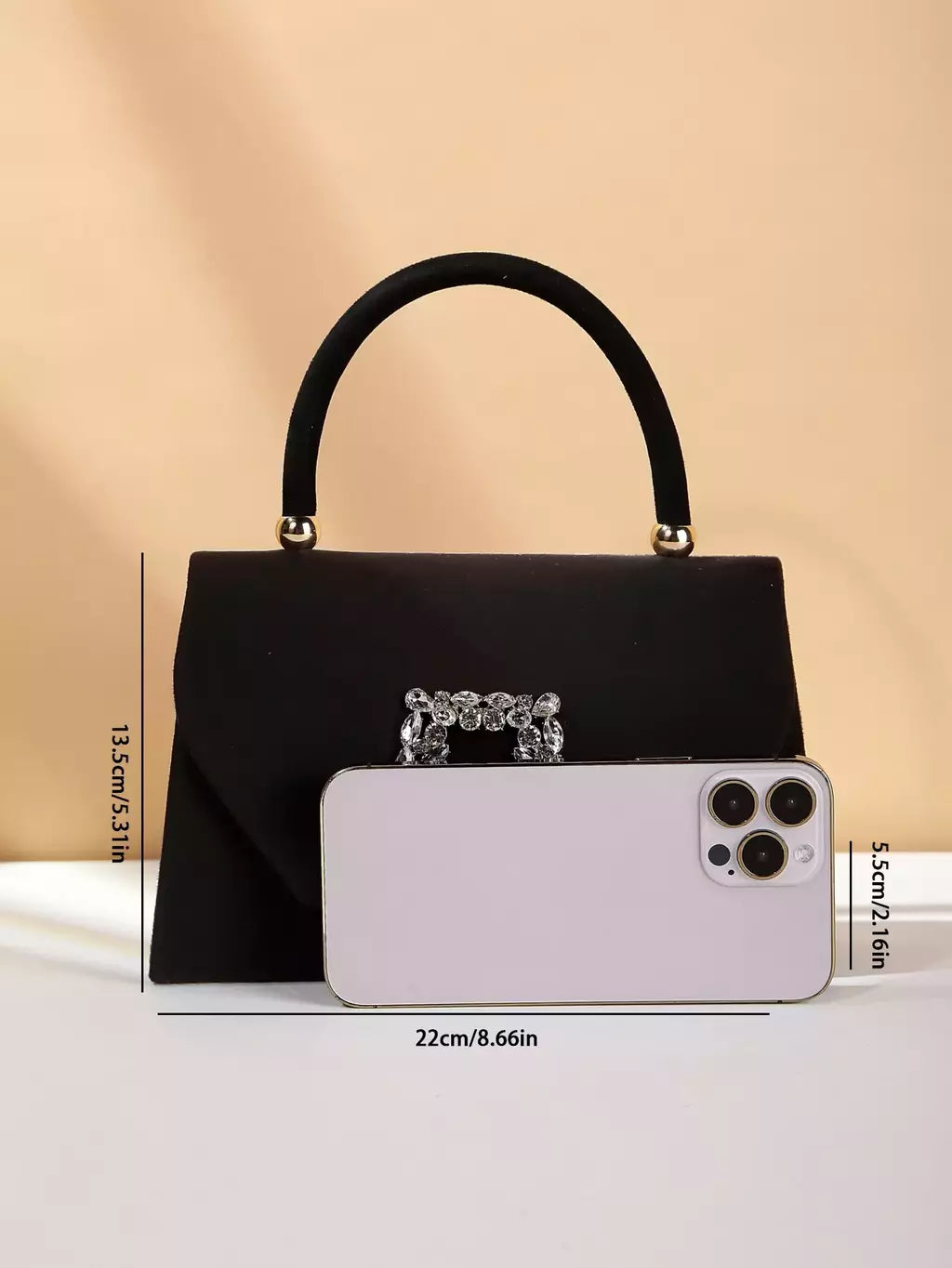 Espumante Velvet Evening Clutch Bag, Glitter Bling, brilhante, glamouroso, requintado, elegante, elegante, 1Pc
