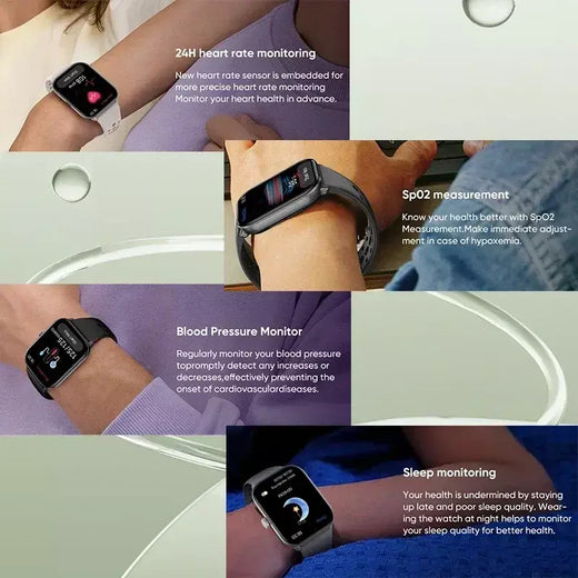 Xiaomi versão global das mulheres dos homens hd amoled display freqüência cardíaca bluetooth chamada gps pista esportes à prova dwaterproof água relógio inteligente