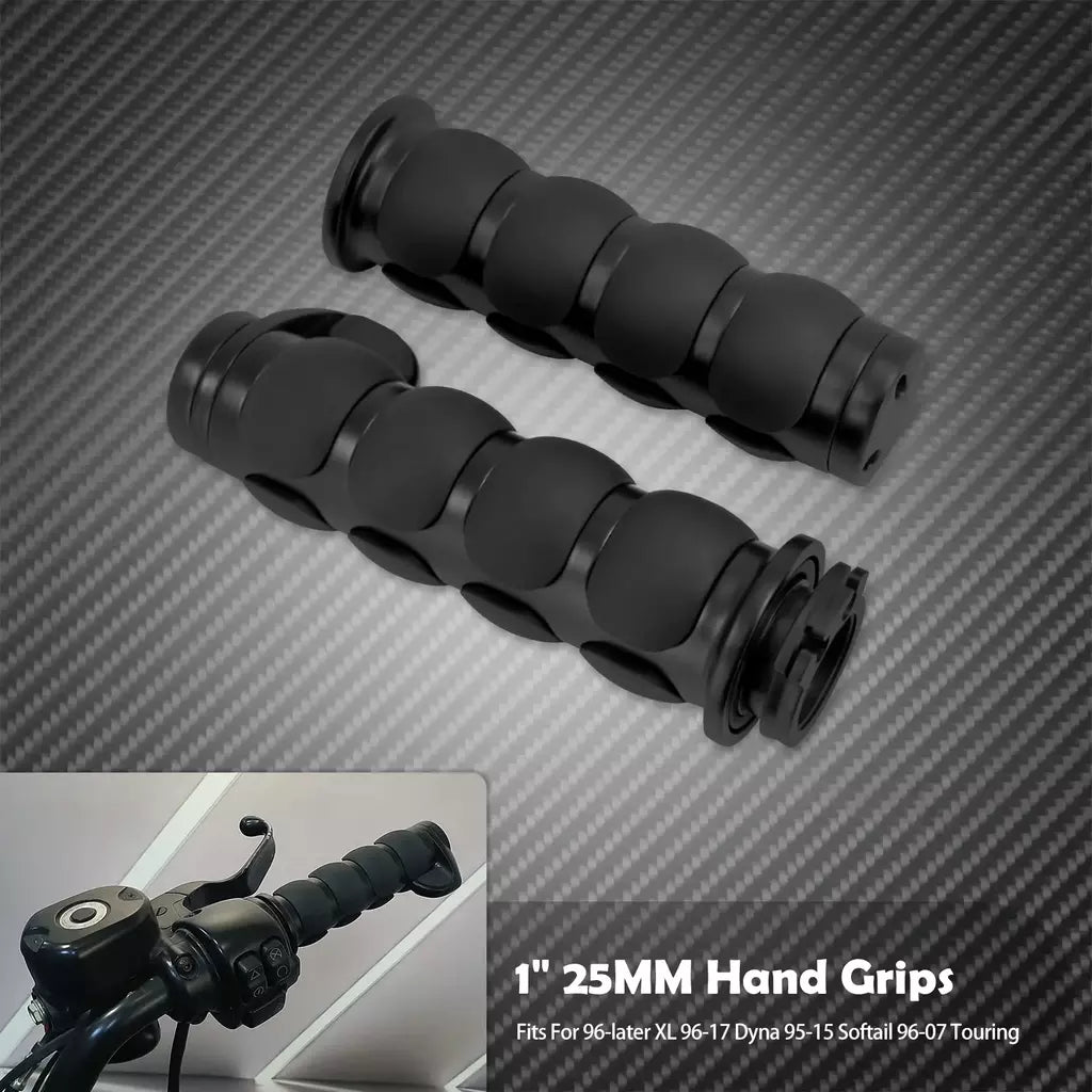 1 "apertos de mão da motocicleta 25mm guiador barra para harley touring flhr softail fat boy sportster xl 883 1200 dyna para honda