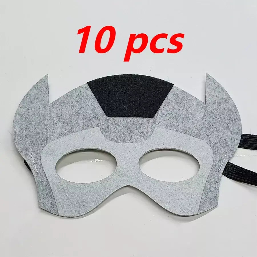 10 pçs/set disney mavel homem-aranha super herói máscaras de halloween congelado cosplay máscara presentes de natal festa de aniversário traje para criança