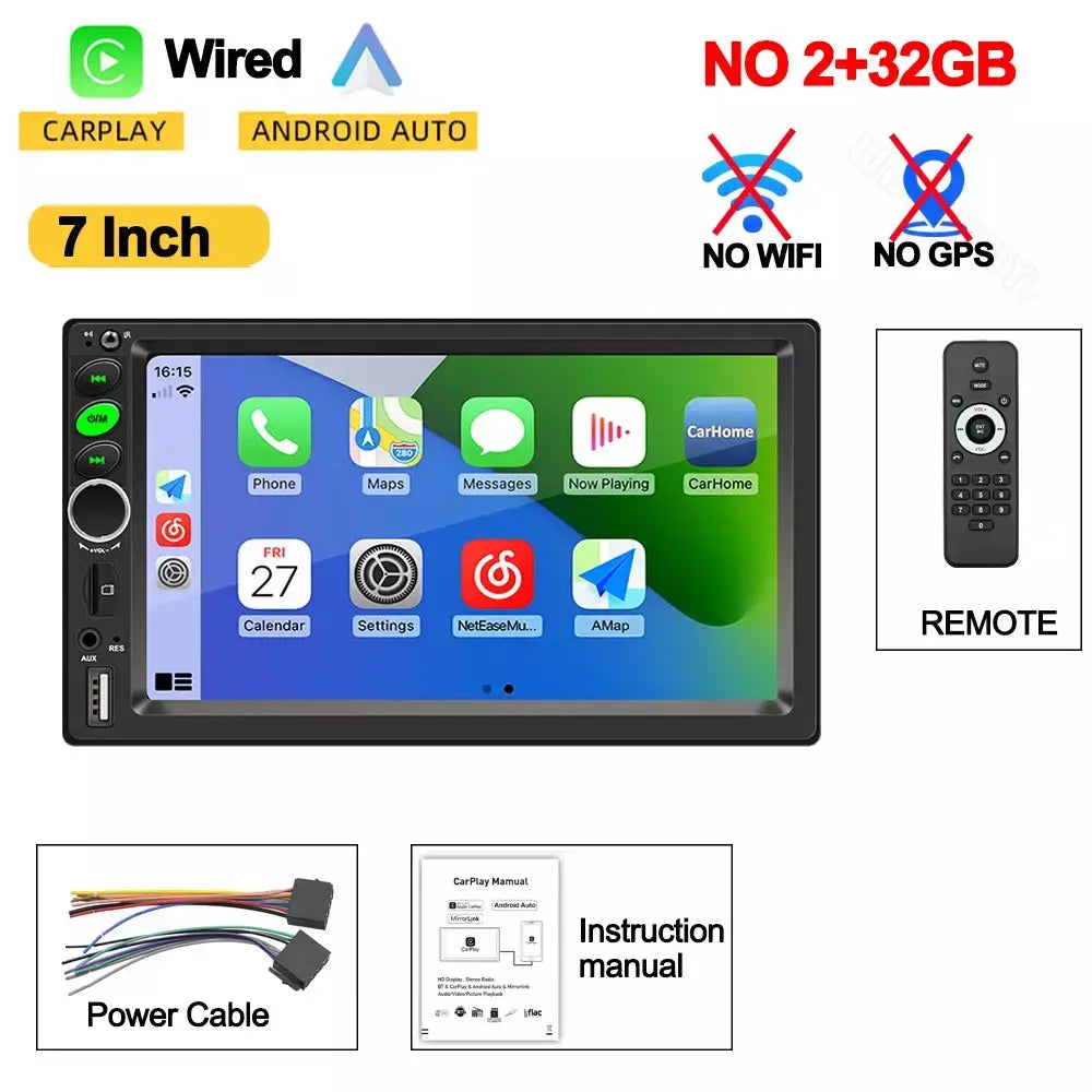 7/9/10 polegada universal android 13 rádio do carro 64g autoradio android 2 din rádio do carro gps bt central multimídia sistemas de carro inteligente