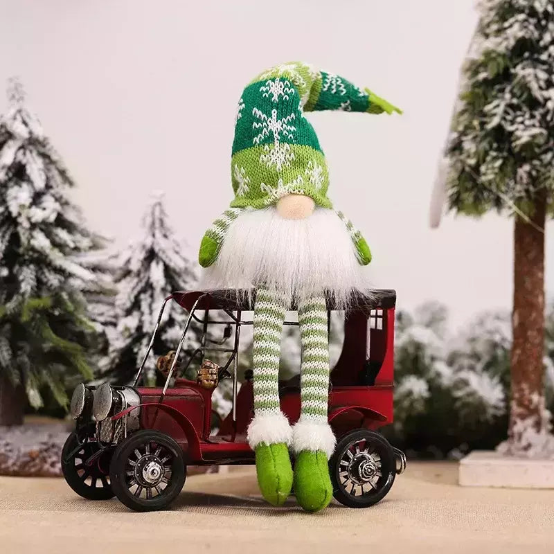 Natal gnome boneca sem rosto luz da noite feliz natal decorações para casa ornamento do feriado presente de natal navidad ano novo