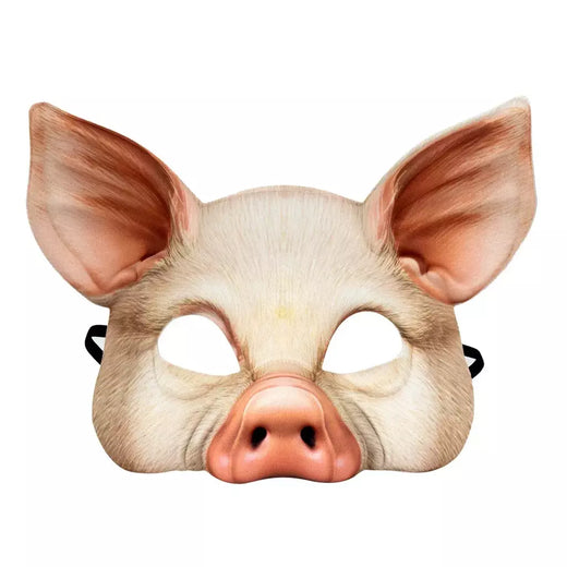 Máscara animal 3d realista meia máscara facial halloween carnaval masquerade festa de aniversário jogo cosplay acessórios de fantasia adereços