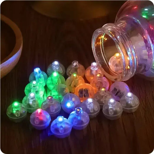 100/10 pçs mini led balão luz colorida piscando luminosa tumbler bola lâmpada lanterna luz decorações de festa de casamento de natal