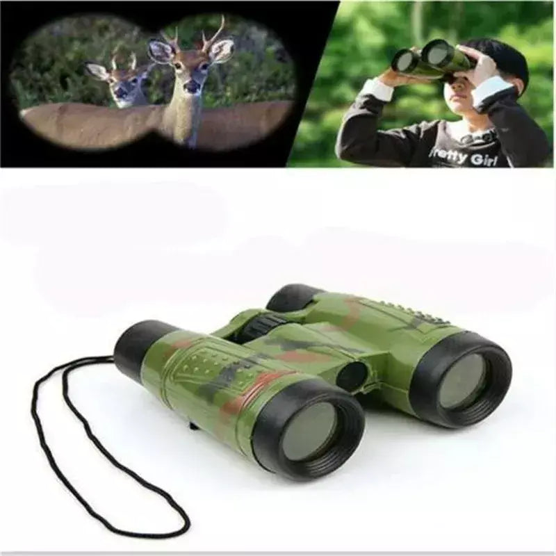 1/2/5 pçs profissional crianças telescópio binocular crianças aprendizagem educacional telescópio observação de pássaros dobrável óptica telescópio