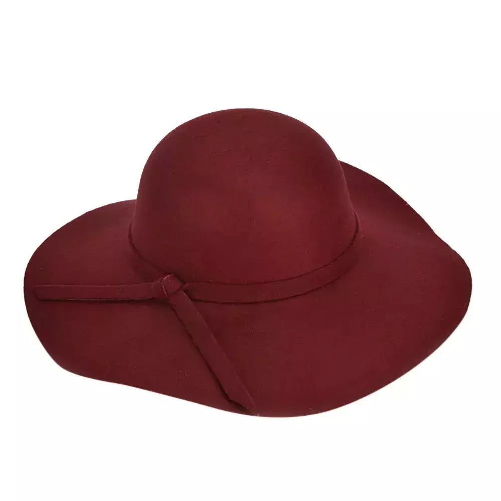 Chapéu Fedoras de abas largas feminino, guarda-sol versátil, apropriado para vestido, básico, elegante, cor sólida, moda feminina