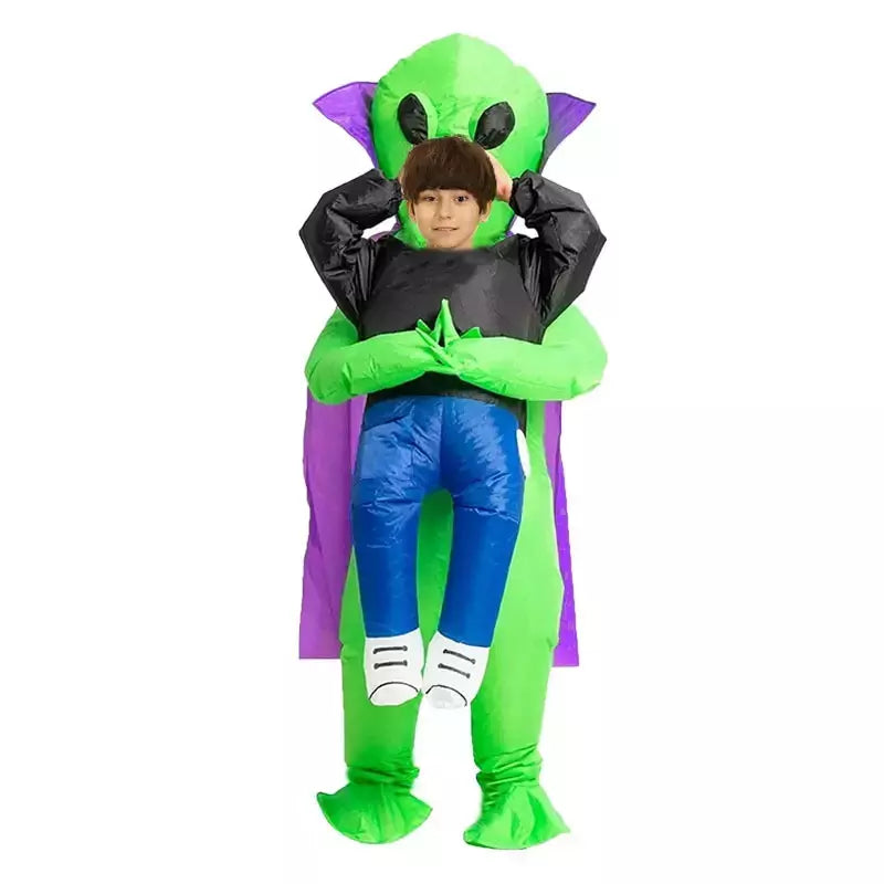 Adulto et alienígena traje inflável engraçado ternos extravagantes vestido morte fantasma purim halloween carnaval anime festa cosplay trajes