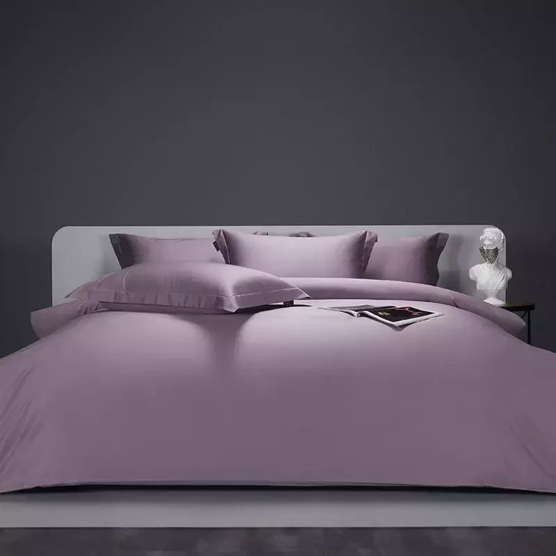 Twin único duplo rainha rei conjunto de cama cor sólida 1000tc algodão egípcio conjunto capa edredão folha lençol fronhas