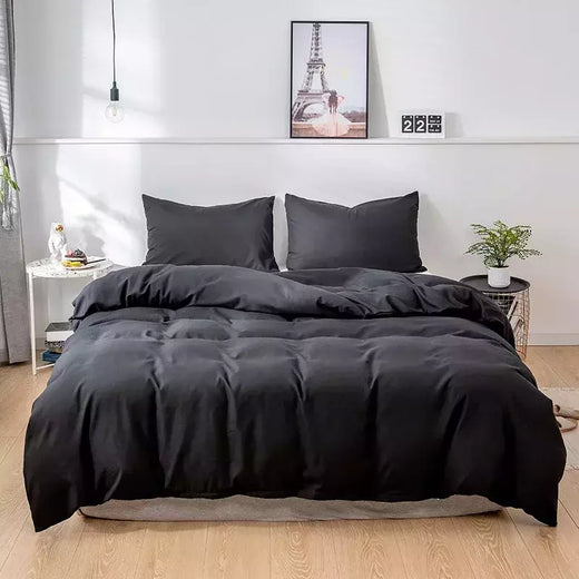 Nordic Solid Color Lixar Duvet Cover Set, Individual, Duplo, Queen, Cama King Simples, Fronha, Roupa de cama, Sem lençol,