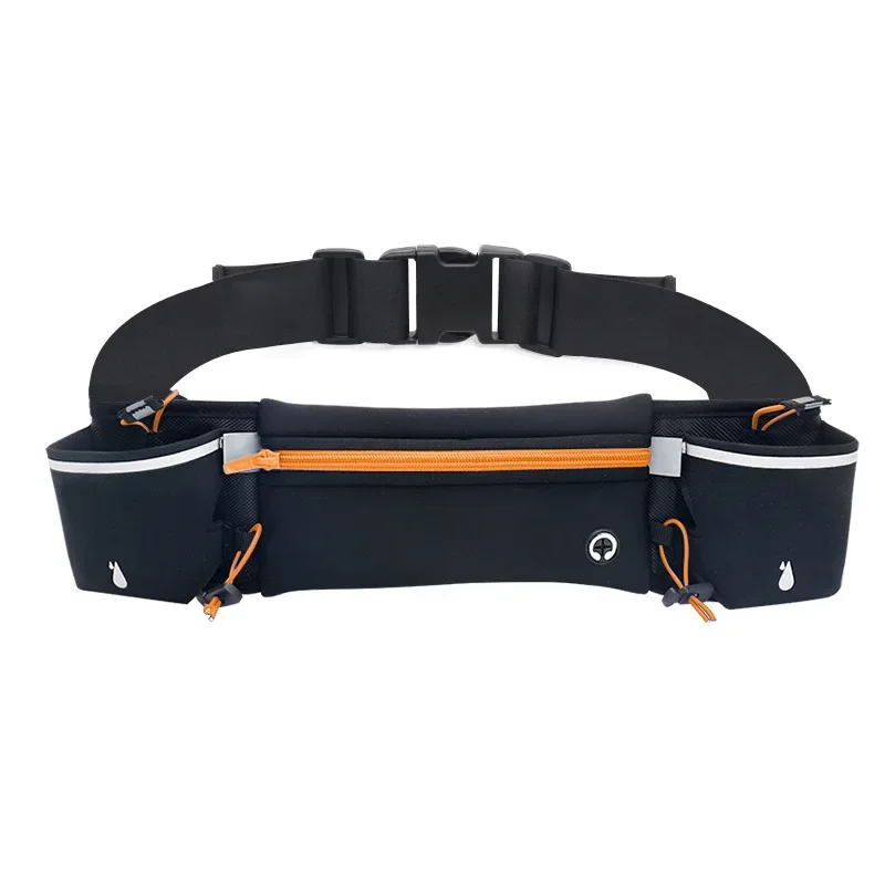 Esportes ao ar livre cintura saco, multifuncional, armazenamento garrafa de água, telefone móvel, maratona, material de nylon, correndo