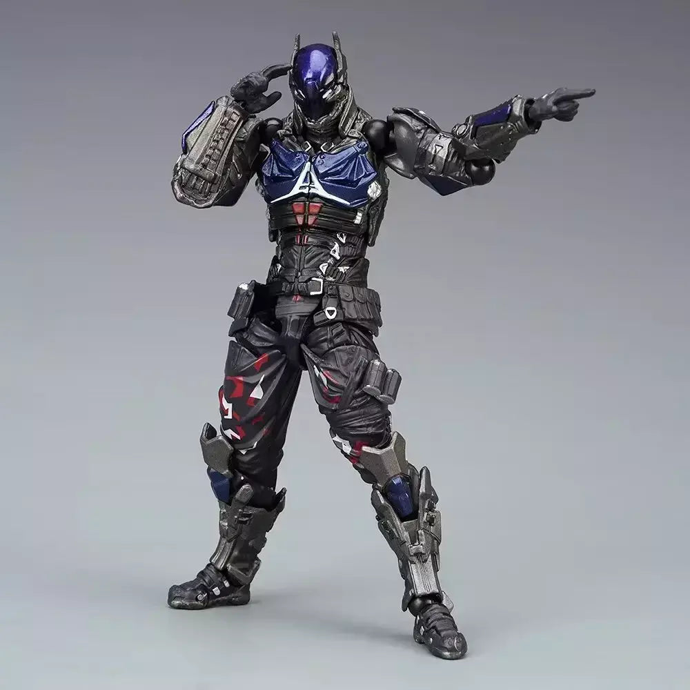 Yamaguchi-Batman Action Figure, Brinquedos em PVC, Modelo Arkham Knight, Articulações Móveis, Conjunto de Presentes, 17cm, 024, 2023
