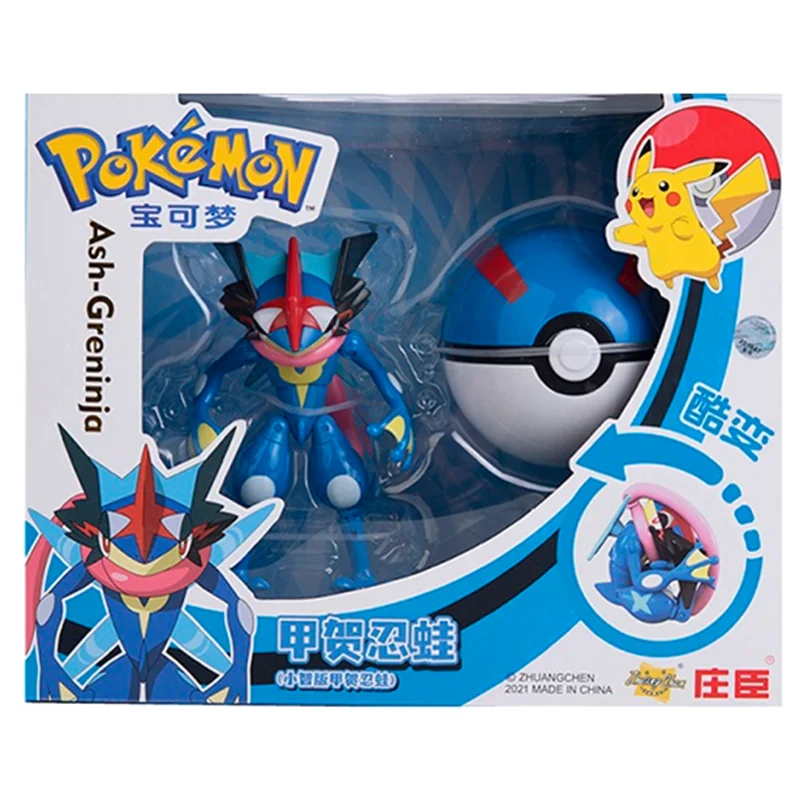 Sobre pokemon anime figura charizard pikachu gyados bolso monstro figura pokeball ação deformação brinquedo modelo crianças presente