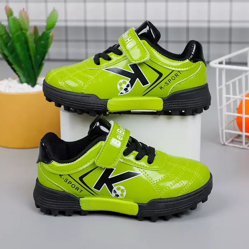 Chuteiras de futebol para crianças 2024 novas crianças chuteiras de futebol moda sapatos de futebol de solo firme