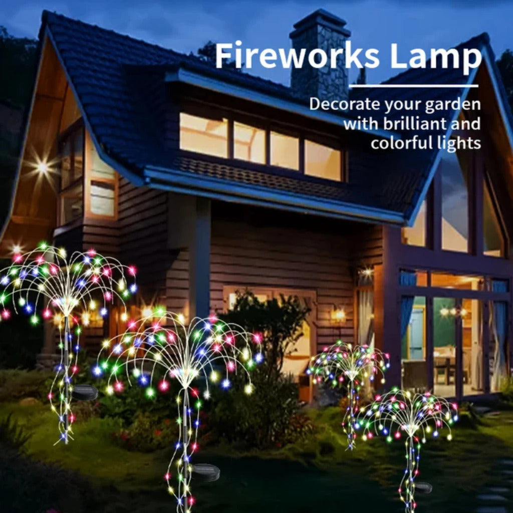 Luzes de caminho solar de fadas ao ar livre à prova d'água para decoração de gramado de jardim - lâmpada movida a energia solar para pátio de varanda de quintal - linda, dur