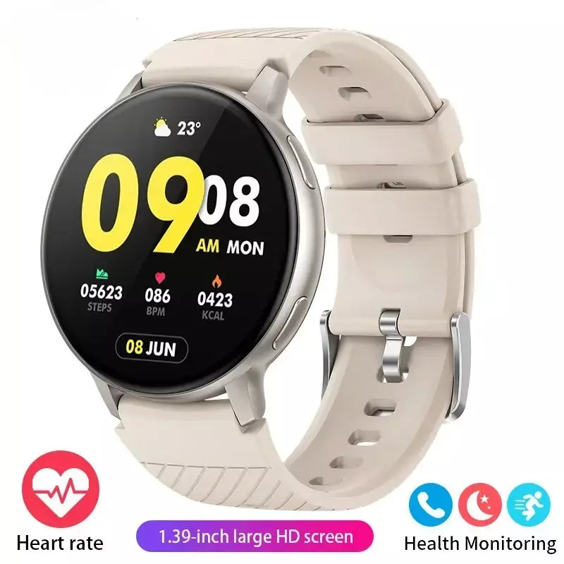 Xiaomi chamada relógio inteligente feminino mostrador personalizado relógios de aço masculino esportes rastreador fitness freqüência cardíaca smartwatch para android