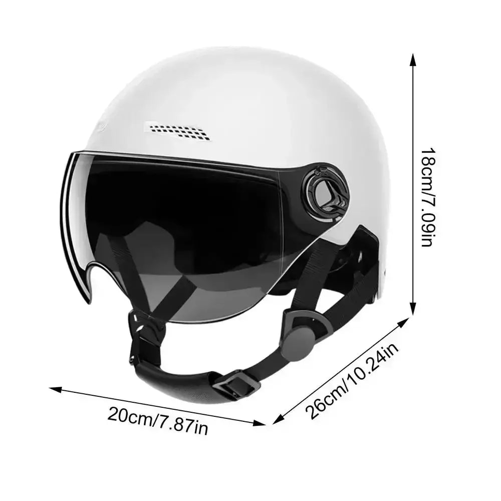 Capacete leve seguro e confortável para adultos - Óculos incluídos adequados para motocicleta E - Bicicleta de montanha
