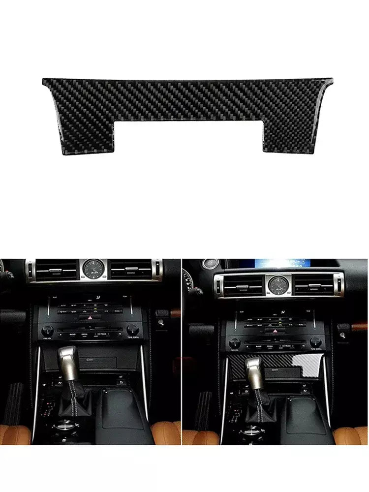 Material De Fibra De Carbono Adesivos, Auto Molduras Interiores, Tira Decorativa, Acessórios Do Carro, Lexus IS250 IS250C IS300 2014-2018