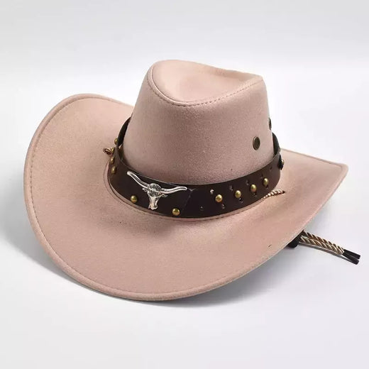 Camurça artificial Cowboy Chapéus, Jazz Hat, Vintage, Big-Edge, Cavalheiro Vaqueira, Feriados Festa Cosplay