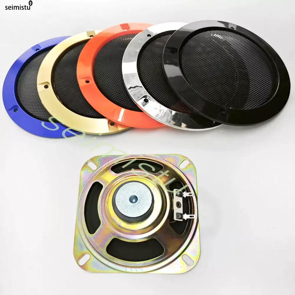 Grade de alto-falante arcade 4 tamanhos 12cm, rede de cobertura cromada, faça você mesmo, áudio e vídeo, jogos de arcade, gabinete, peças de pinball, máquina de venda automática